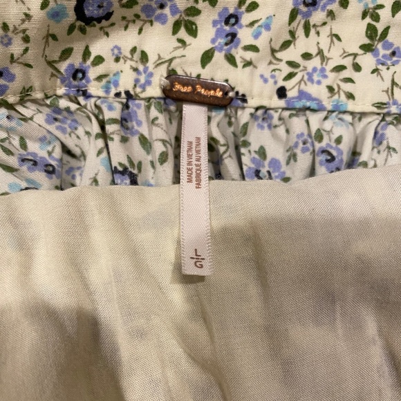 NWT Free People, Petunia Sundress Tea Combo, Purple/Blue Floral Print - Picture 2 of 5